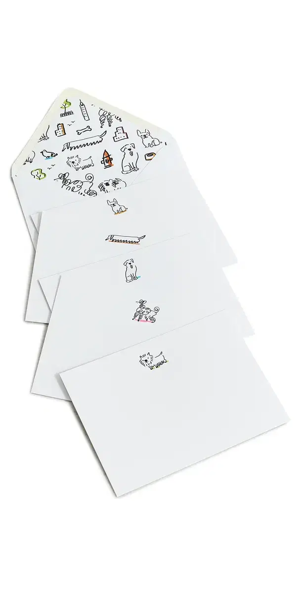 Dear Annabelle Haute Dog Notecards Multi One Size