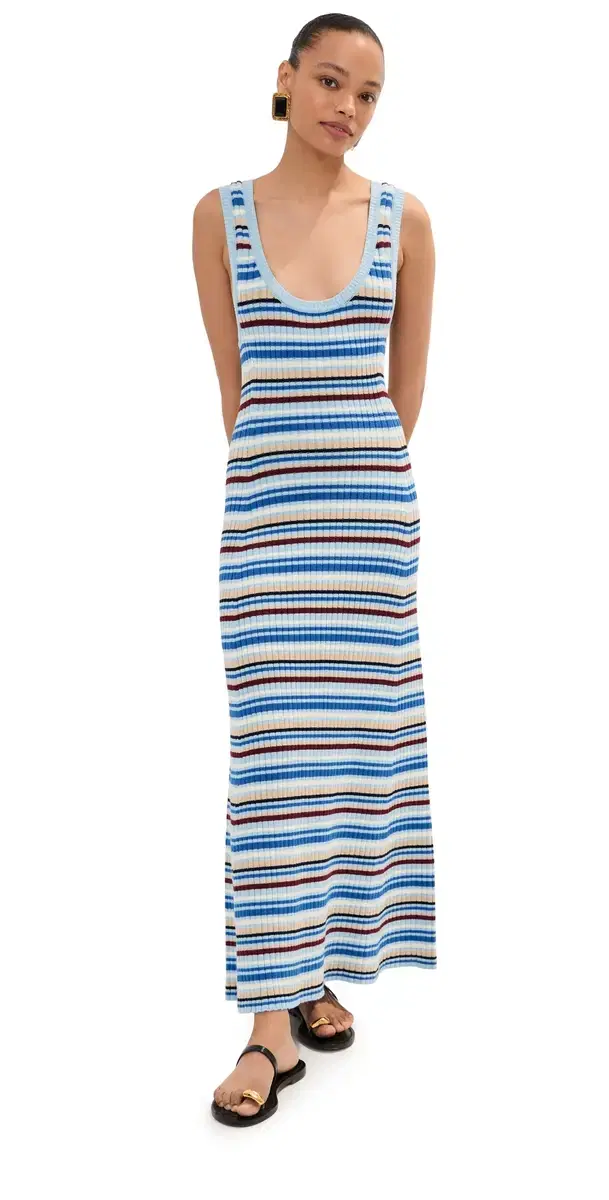 Teller Dress ky Multi tripe