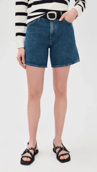 rag & bone Kaia Denim Shorts Cornflower 25 | Thumbnail 2 rag & bone Kaia Denim Shorts Cornflower 25 | Thumbnail 2