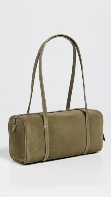 Madewell The Brioche Shoulder Bag in Suede Worn Olive One Size | Thumbnail 4 Madewell The Brioche Shoulder Bag in Suede Worn Olive One Size | Thumbnail 4