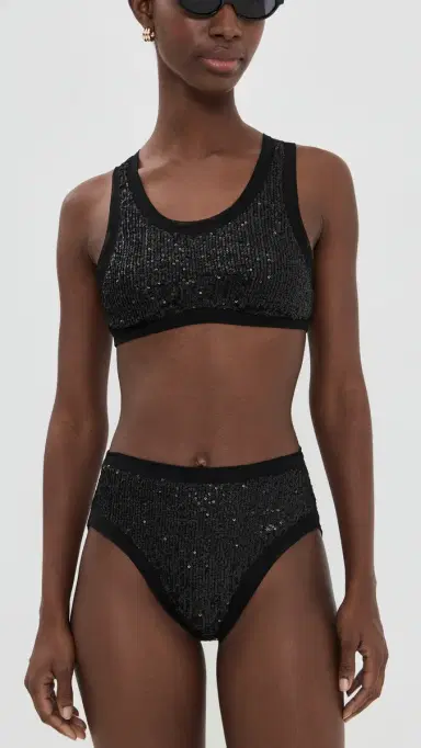 Norma Kamali Racer Swim Bikini Bottoms Black | Thumbnail 4 Norma Kamali Racer Swim Bikini Bottoms Black | Thumbnail 4