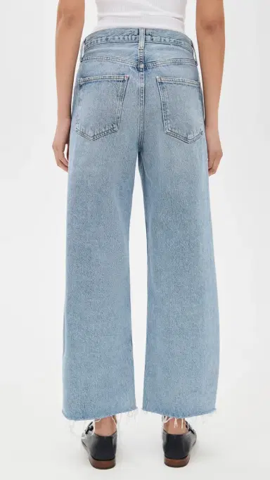 AGOLDE Low Curve Fray Jeans Force 31 | Thumbnail 4 AGOLDE Low Curve Fray Jeans Force 31 | Thumbnail 4