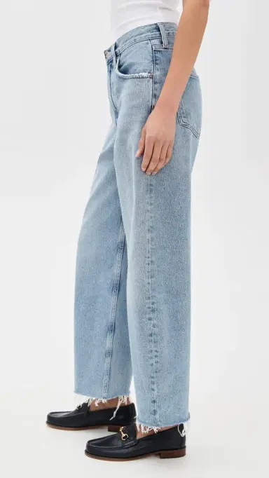 AGOLDE Low Curve Fray Jeans Force 31 | Thumbnail 5 AGOLDE Low Curve Fray Jeans Force 31 | Thumbnail 5