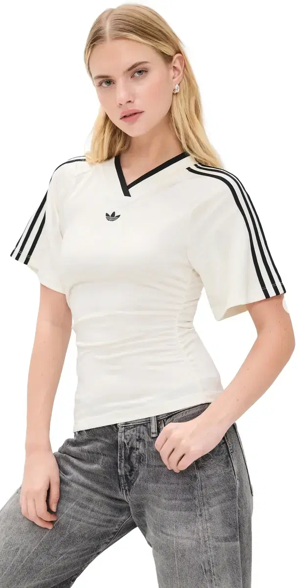 Rouched Football Jersey Off-White