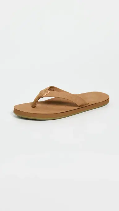 Hari Mari Fields Flip Flops Tan/Olive 9 | Thumbnail 2 Hari Mari Fields Flip Flops Tan/Olive 9 | Thumbnail 2