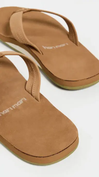 Hari Mari Fields Flip Flops Tan/Olive 9 | Thumbnail 3 Hari Mari Fields Flip Flops Tan/Olive 9 | Thumbnail 3