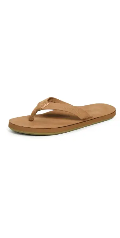 Hari Mari Fields Flip Flops Tan/Olive 9 | Thumbnail 1 Hari Mari Fields Flip Flops Tan/Olive 9 | Thumbnail 1