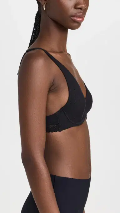 Simone Pérèle Eugenie Sheer Plunge Bra Black | Thumbnail 4
