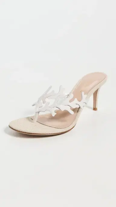 Gianvito Rossi Nappa Paros Heels Off White/Naturale | Thumbnail 2