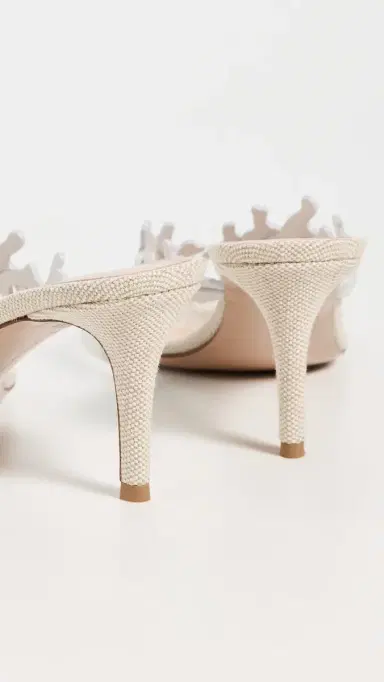 Gianvito Rossi Nappa Paros Heels Off White/Naturale | Thumbnail 4