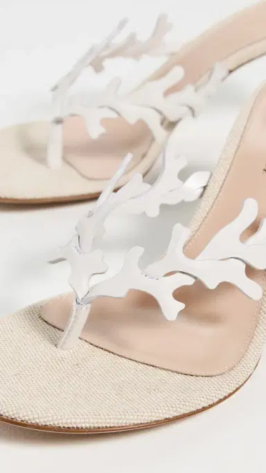 Gianvito Rossi Nappa Paros Heels Off White/Naturale | Thumbnail 6