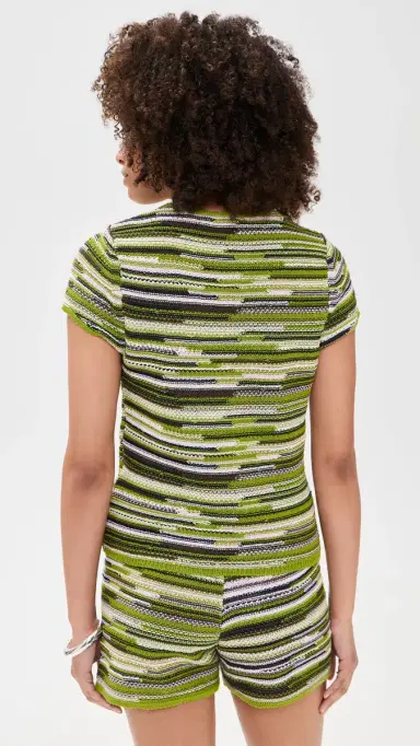 Proenza Schouler White Label Veya Knit Tee Apple ulti | Thumbnail 3