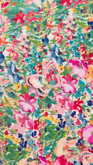 FARM Rio Peasant Floral Butterfly Maxi Skirt Peasant Floral Off-White | Thumbnail 6