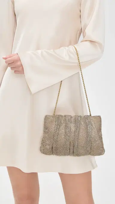 Loeffler Randall Serena Gathered Clutch | Thumbnail 3 Loeffler Randall Serena Gathered Clutch | Thumbnail 3