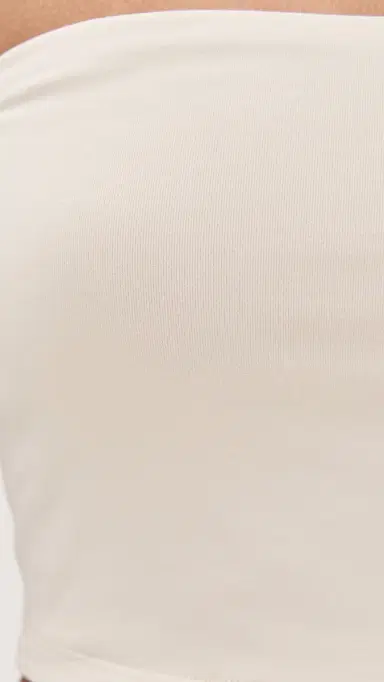 susana monaco Crop Tube Top Blanched Almond S | Thumbnail 6