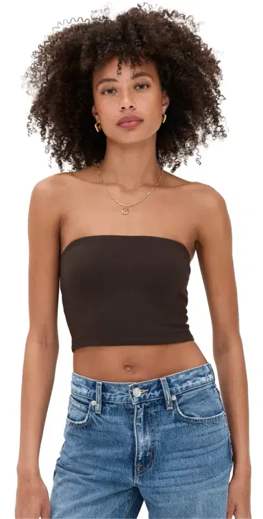 susana monaco Crop Tube Top Java M | Thumbnail 1 susana monaco Crop Tube Top Java M | Thumbnail 1