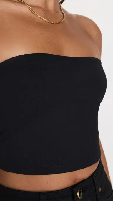 susana monaco Crop Tube Top Black M | Thumbnail 6 susana monaco Crop Tube Top Black M | Thumbnail 6