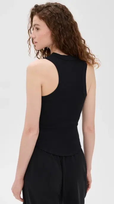 Vitamin A Daybreak Essential Tank Black | Thumbnail 3