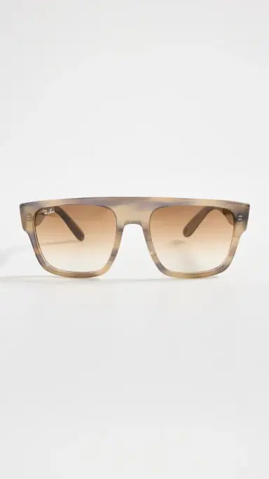 Ray-Ban Drifter Square Sunglasses Striped Green One Size | Thumbnail 2 Ray-Ban Drifter Square Sunglasses Striped Green One Size | Thumbnail 2