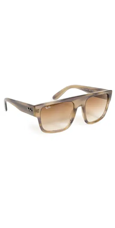 Ray-Ban Drifter Square Sunglasses Striped Green One Size | Thumbnail 1 Ray-Ban Drifter Square Sunglasses Striped Green One Size | Thumbnail 1