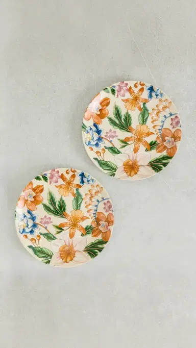 FARM Rio Floral Nature Dinner Plates Set of 2 Multi One Size | Thumbnail 2