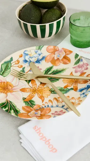 FARM Rio Floral Nature Dinner Plates Set of 2 Multi One Size | Thumbnail 3