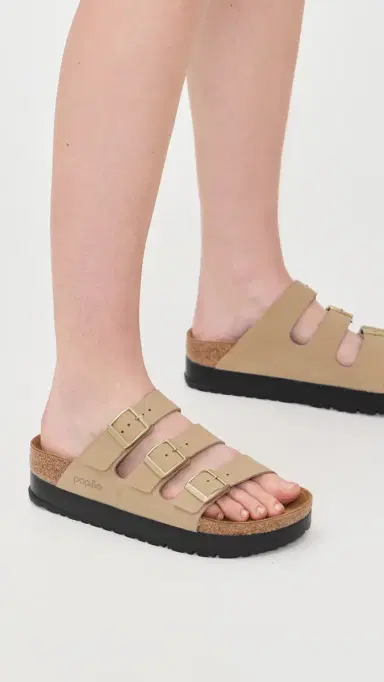 Birkenstock Florida Platform Flex Sandals Sandcastle | Thumbnail 3