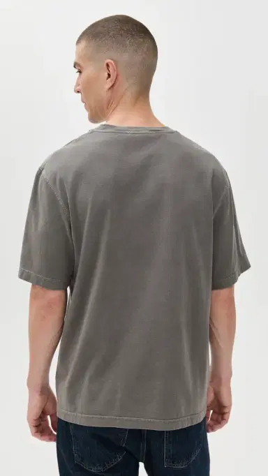 AGOLDE Asha Mock Neck Tee Flint | Thumbnail 3 AGOLDE Asha Mock Neck Tee Flint | Thumbnail 3