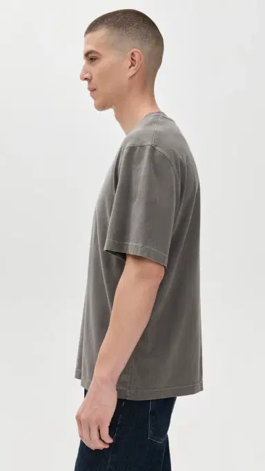 AGOLDE Asha Mock Neck Tee Flint | Thumbnail 4 AGOLDE Asha Mock Neck Tee Flint | Thumbnail 4