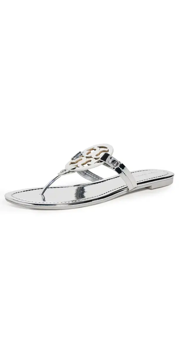 Tory Burch Miller Sandals Argento