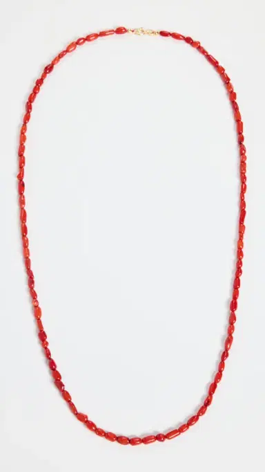 Maison Irem Nungwi Necklace Red One Size | Thumbnail 4