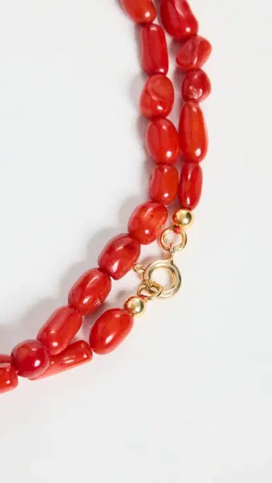 Maison Irem Nungwi Necklace Red One Size | Thumbnail 5
