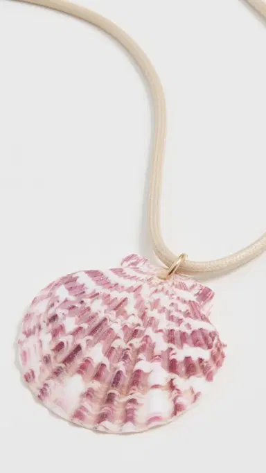 HART Striped Scallop Shell Cord Necklace | Thumbnail 5