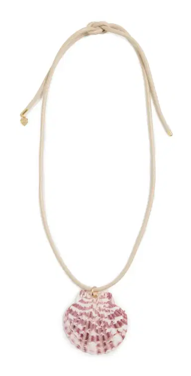 HART Striped Scallop Shell Cord Necklace | Thumbnail 1