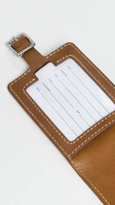 Shinola Leather Luggage ID Tag | Thumbnail 5
