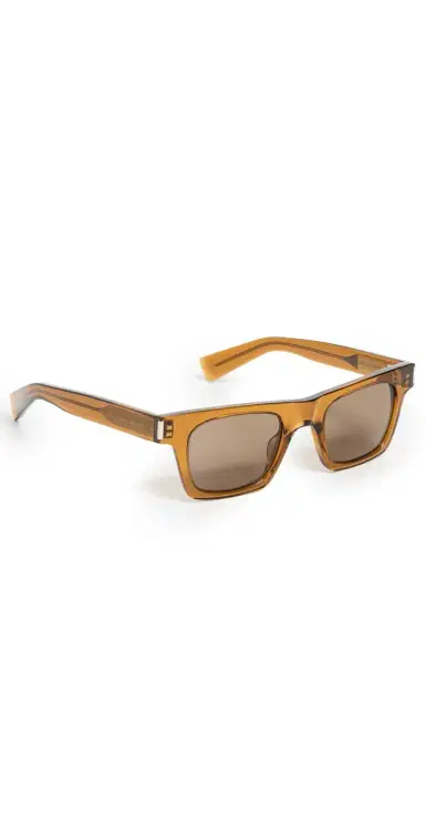 Saint Laurent SL 719 Sunglasses Brown-Brown-Brown One Size | Thumbnail 1 Saint Laurent SL 719 Sunglasses Brown-Brown-Brown One Size | Thumbnail 1