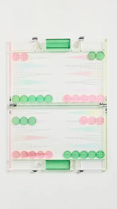 SunnyLife Lucite Backgammon Ombre One Size | Thumbnail 2 SunnyLife Lucite Backgammon Ombre One Size | Thumbnail 2