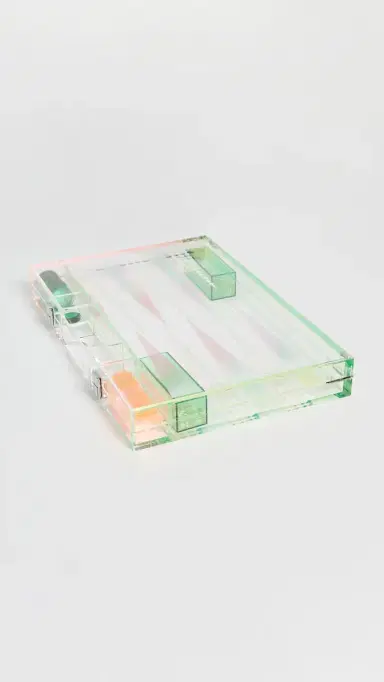 SunnyLife Lucite Backgammon Ombre One Size | Thumbnail 3 SunnyLife Lucite Backgammon Ombre One Size | Thumbnail 3