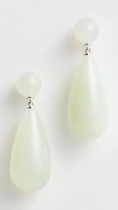 LIÉ STUDIO The Lola Earrings Green Serpentine One Size | Thumbnail 2