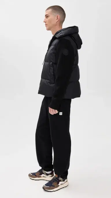 Canada Goose Hybridge Groove Knit Hooded Jacket Black S | Thumbnail 4 Canada Goose Hybridge Groove Knit Hooded Jacket Black S | Thumbnail 4