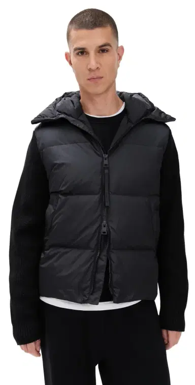 Canada Goose Hybridge Groove Knit Hooded Jacket Black S | Thumbnail 1 Canada Goose Hybridge Groove Knit Hooded Jacket Black S | Thumbnail 1
