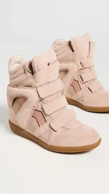 Isabel Marant Bekett Sneakers Pale Pink/Peach | Thumbnail 5 Isabel Marant Bekett Sneakers Pale Pink/Peach | Thumbnail 5