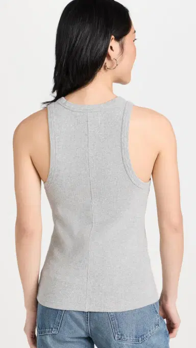 Sold Out NYC The Not So Basic Tank in Heather Grey Heather Grey L | Thumbnail 3