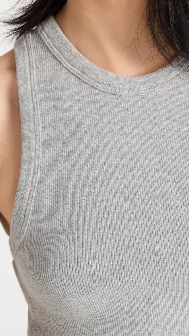 Sold Out NYC The Not So Basic Tank in Heather Grey Heather Grey L | Thumbnail 6