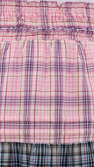 Rowing Blazers Tiered Plaid Skirt ixed Plaid | Thumbnail 6 Rowing Blazers Tiered Plaid Skirt ixed Plaid | Thumbnail 6