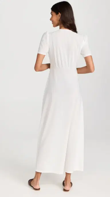 Staud Sonya Coverup Dress White XL | Thumbnail 3