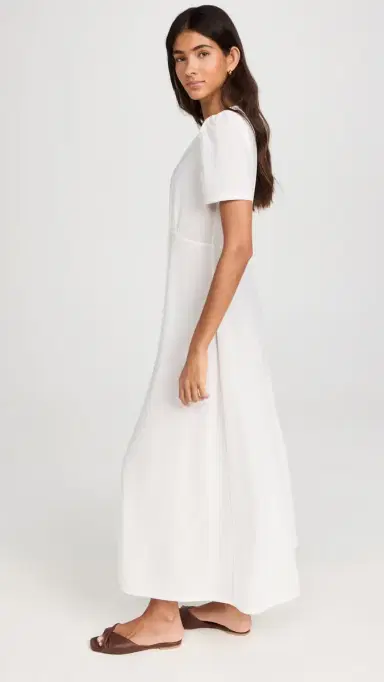 Staud Sonya Coverup Dress White XL | Thumbnail 4