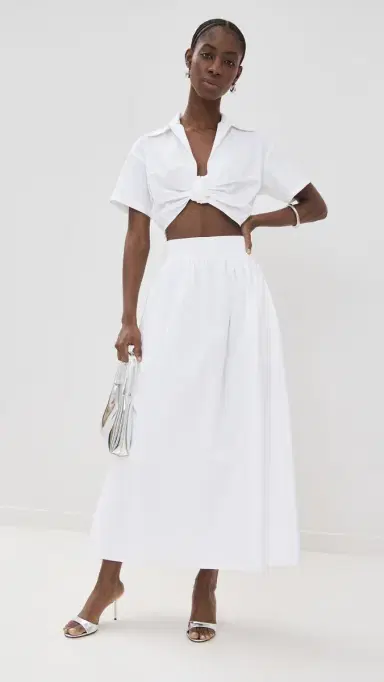 De Loreta Ariadna Skirt White | Thumbnail 5 De Loreta Ariadna Skirt White | Thumbnail 5