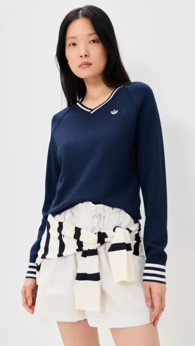 Adidas Golf Original Cashmere Sweater Night Indigo | Thumbnail 2 Adidas Golf Original Cashmere Sweater Night Indigo | Thumbnail 2