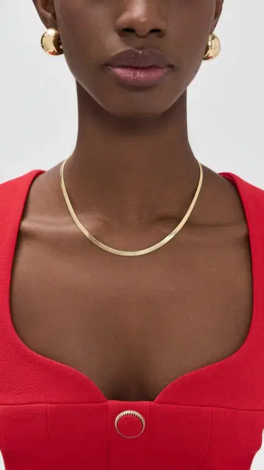 Madewell Herringbone Chain Necklace Vintage | Thumbnail 3 Madewell Herringbone Chain Necklace Vintage | Thumbnail 3